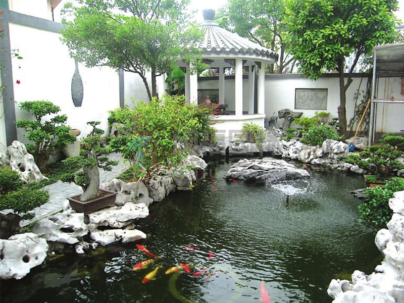 一個有花有草的別墅園林景觀設計